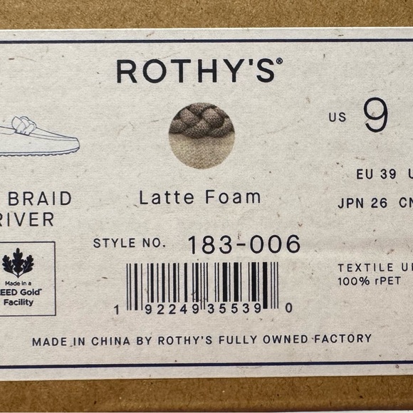 Rothy's Women's Tan and Cream Loafers - Picture 9 of 9